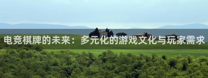 Uwin电竞在线：电竞棋牌的未来：多元化的游戏文化与玩家需求
